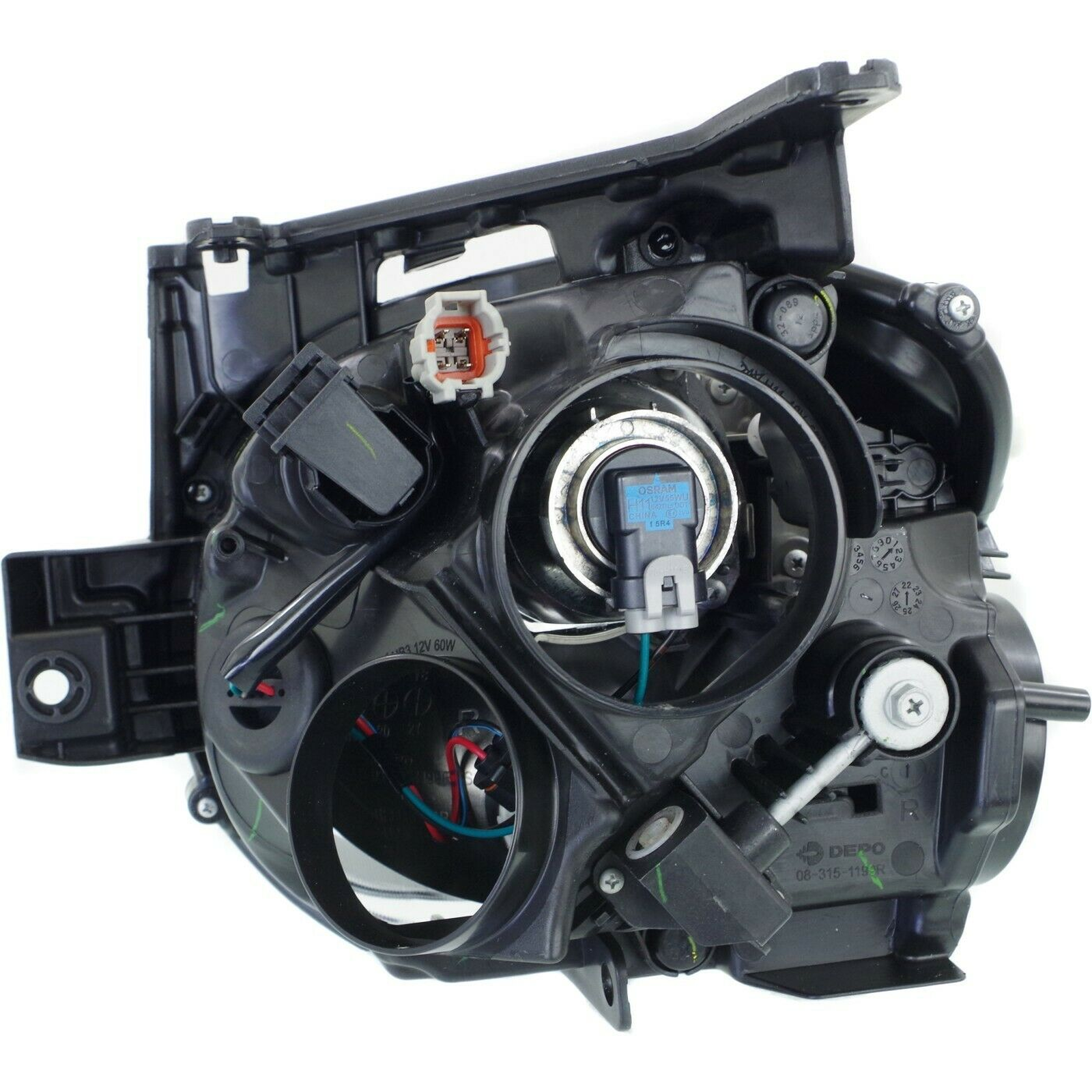 NI2503236 nissan juke 2015 2017 right headlight round halogen hq ni2503236 5