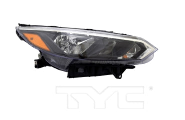 NISSAN SENTRA 2020-2025 — HALOGEN HEADLIGHT RH; FOR S/SV; 2024-2025