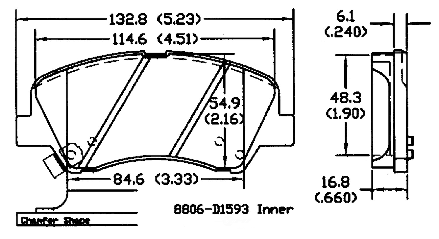 PSD1593C dodge hyundai kia front power stop ceramic brake pads psd1593c 2012 2024 1