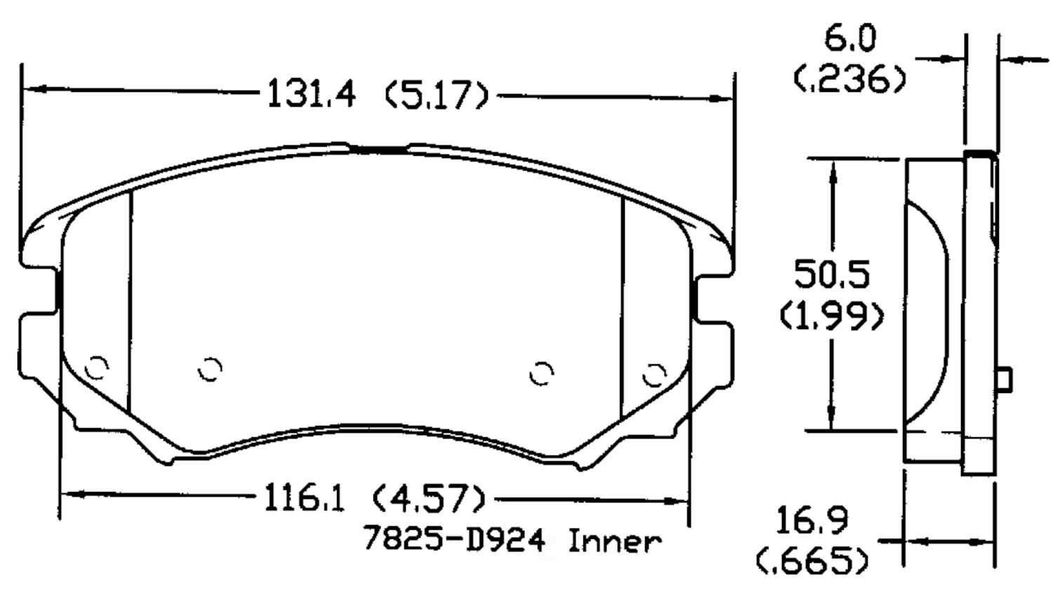 PSD924C changan hyundai kia mitsubishi front power stop ceramic brake pads psd924c 2003  1