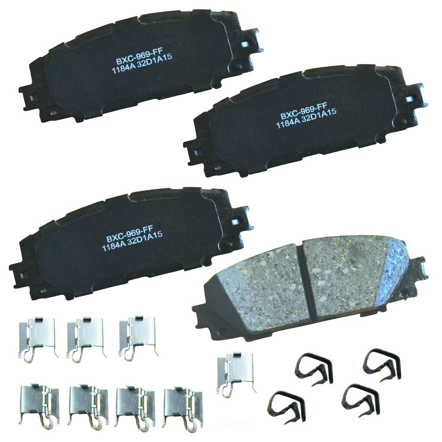 SBC1184A front ceramic brake pads sbc1184a 1