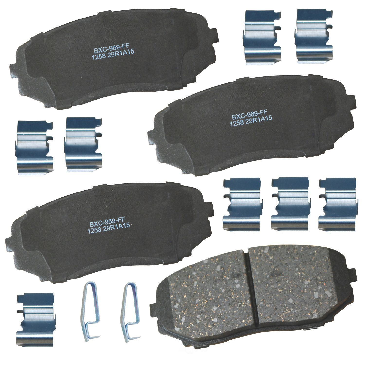 SBC1258 front ceramic brake pads sbc1258 1