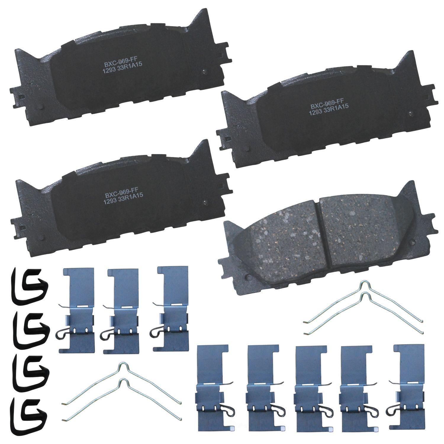 SBC1293 front ceramic brake pads sbc1293 1