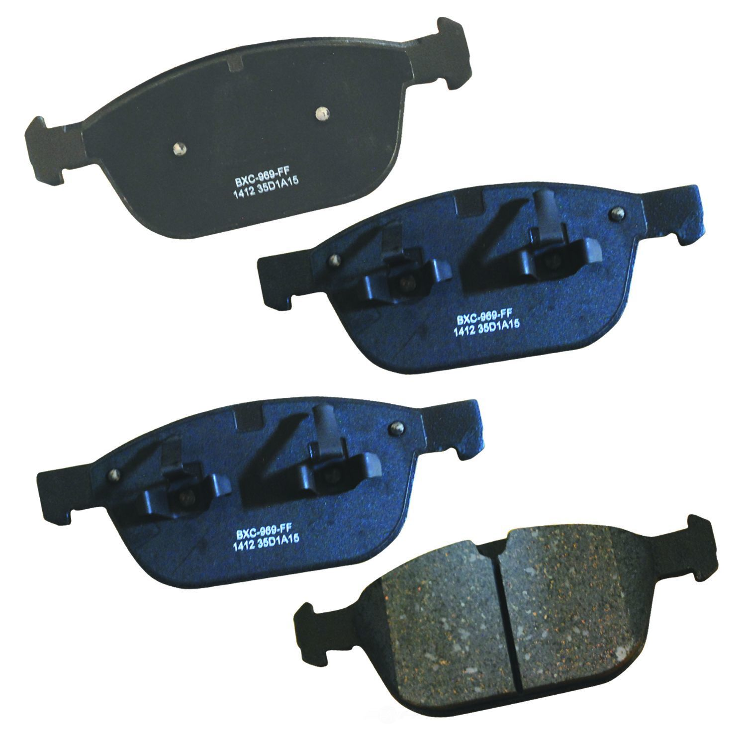 SBC1412 front ceramic brake pads sbc1412 1