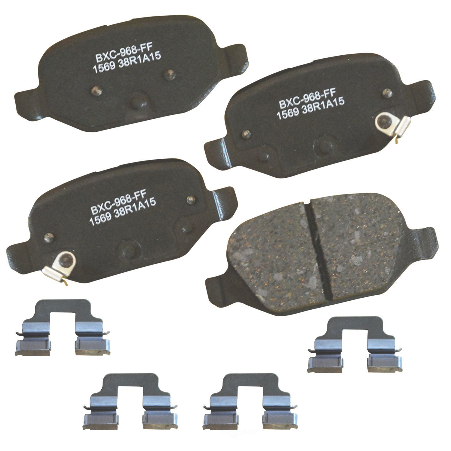 SBC1569 fiat rear ceramic brake pads sbc1569 2009 2019 1