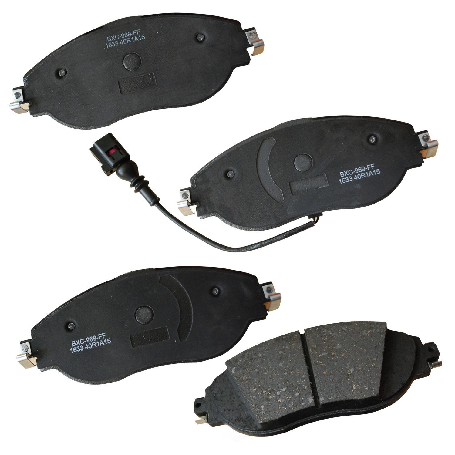 SBC1633 audi seat volkswagen front ceramic brake pads sbc1633 2013 2021 1