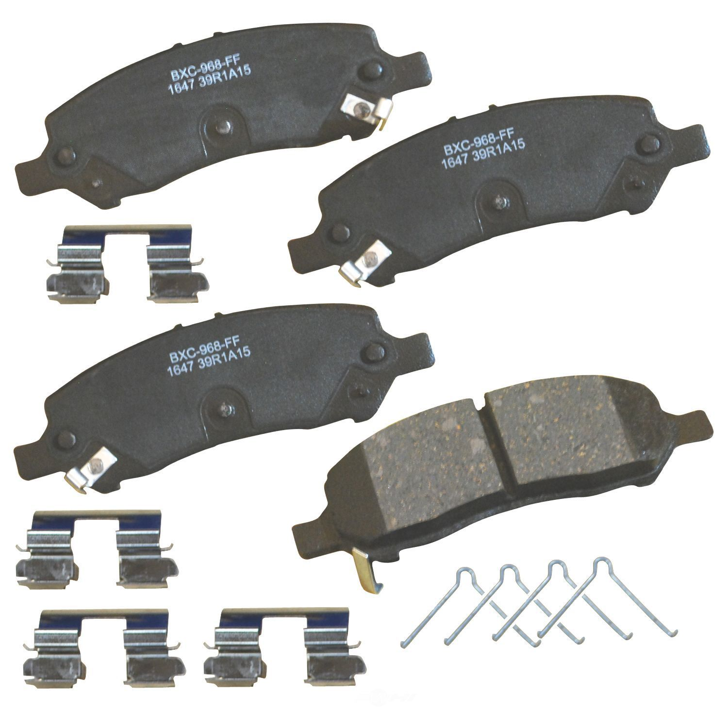 SBC1647 dodge rear ceramic brake pads sbc1647 2013 2016 1