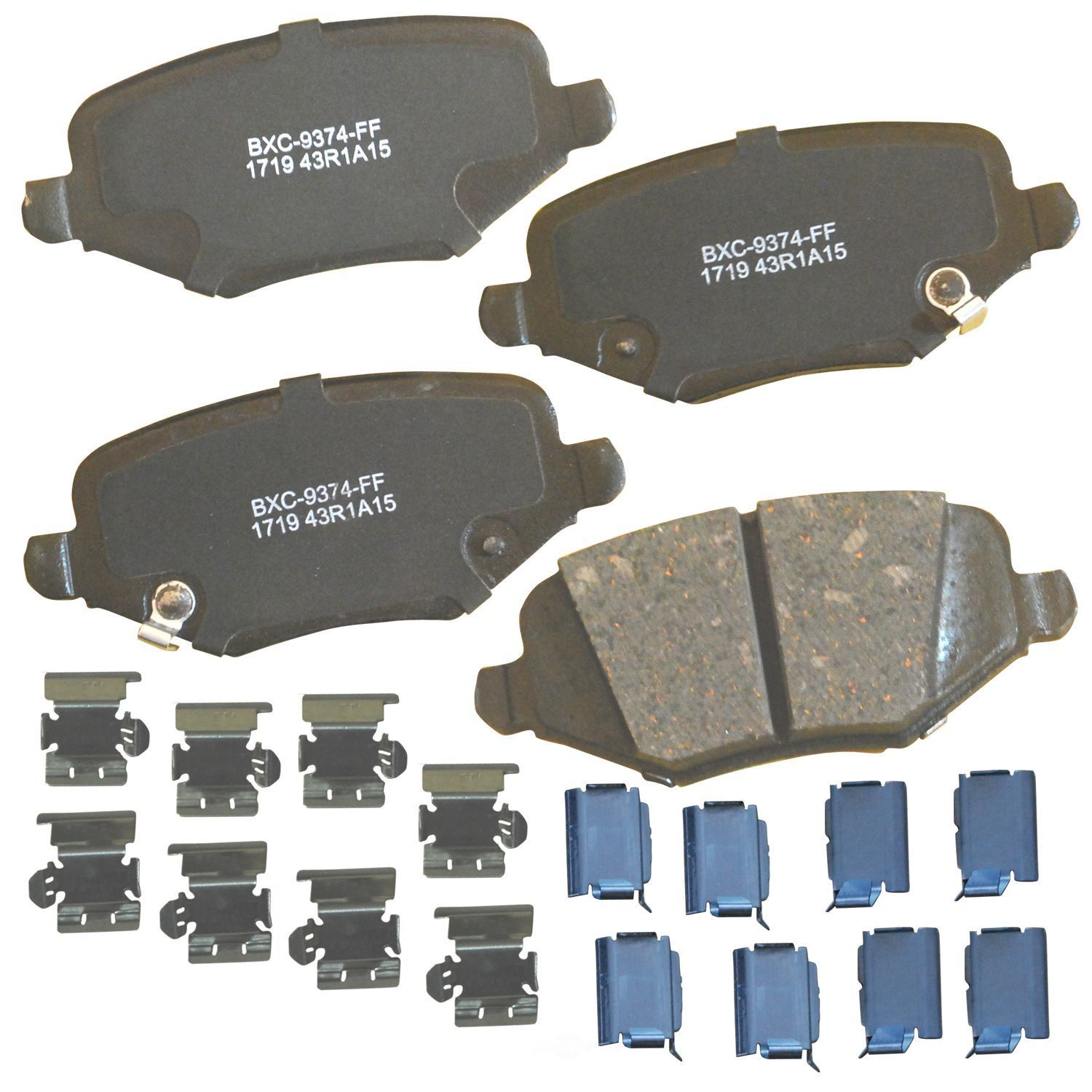 SBC1719 chrysler dodge ram volkswagen rear ceramic brake pads sbc1719 2012 2016 1