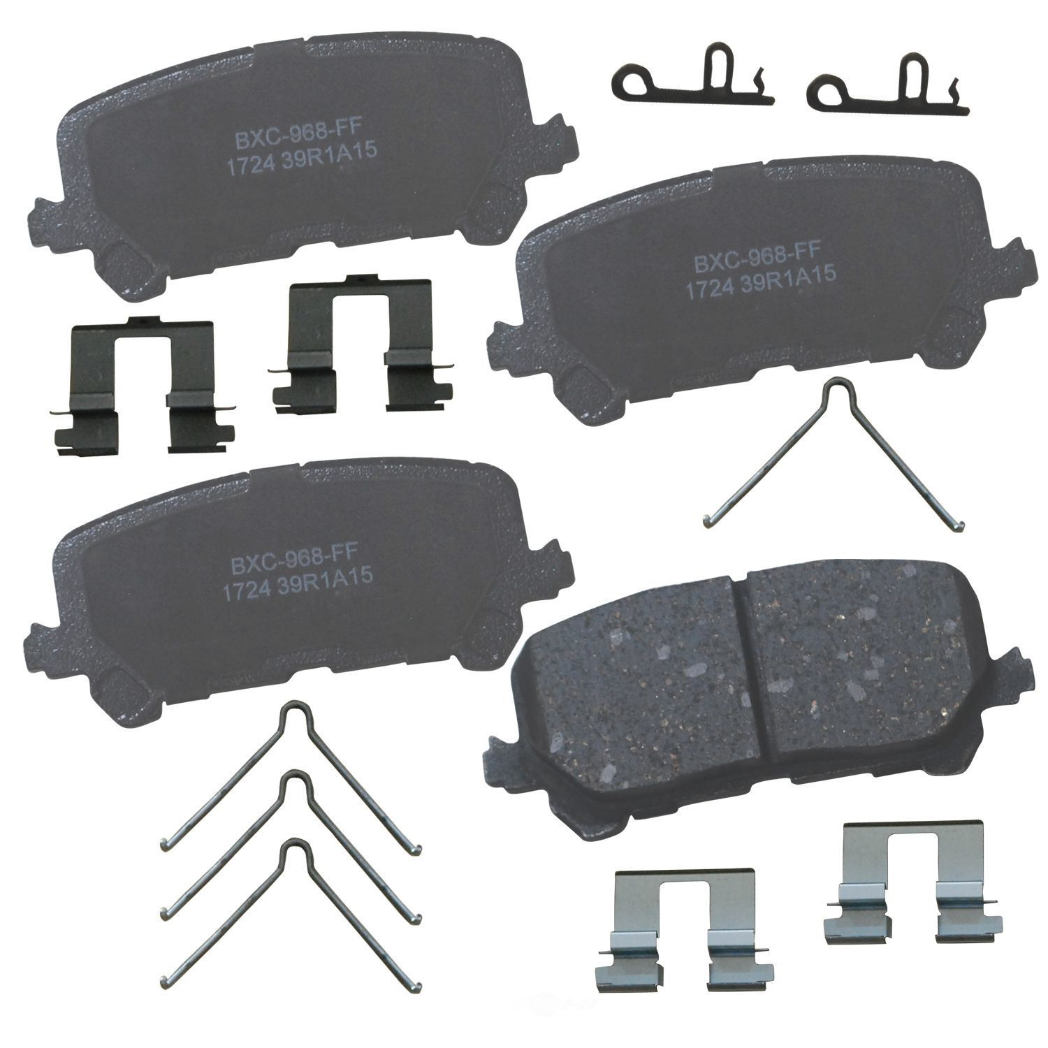 SBC1724 acura honda rear ceramic brake pads sbc1724 2014 2026 1