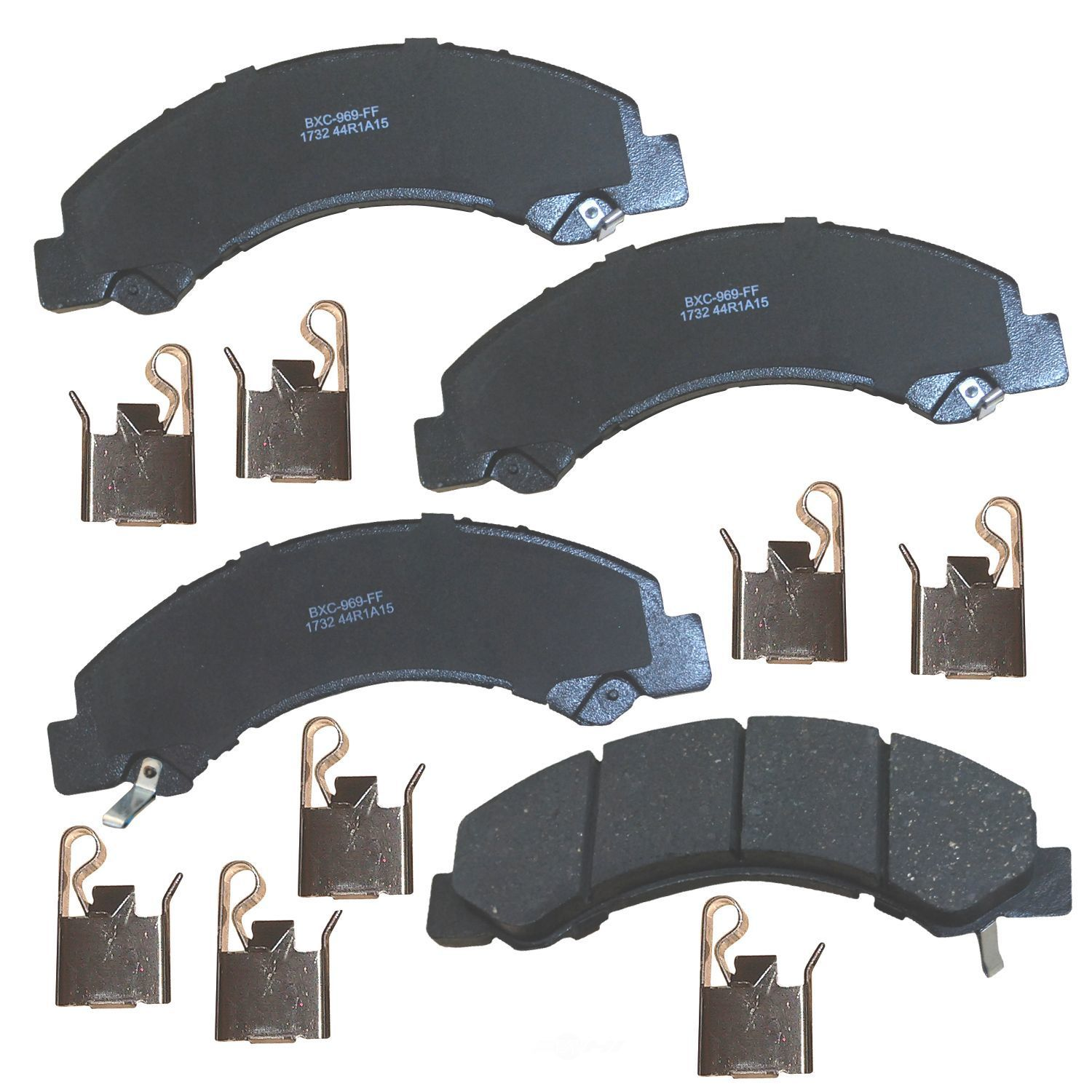 SBC1732 chevrolet isuzu front ceramic brake pads sbc1732 2004 2022 1