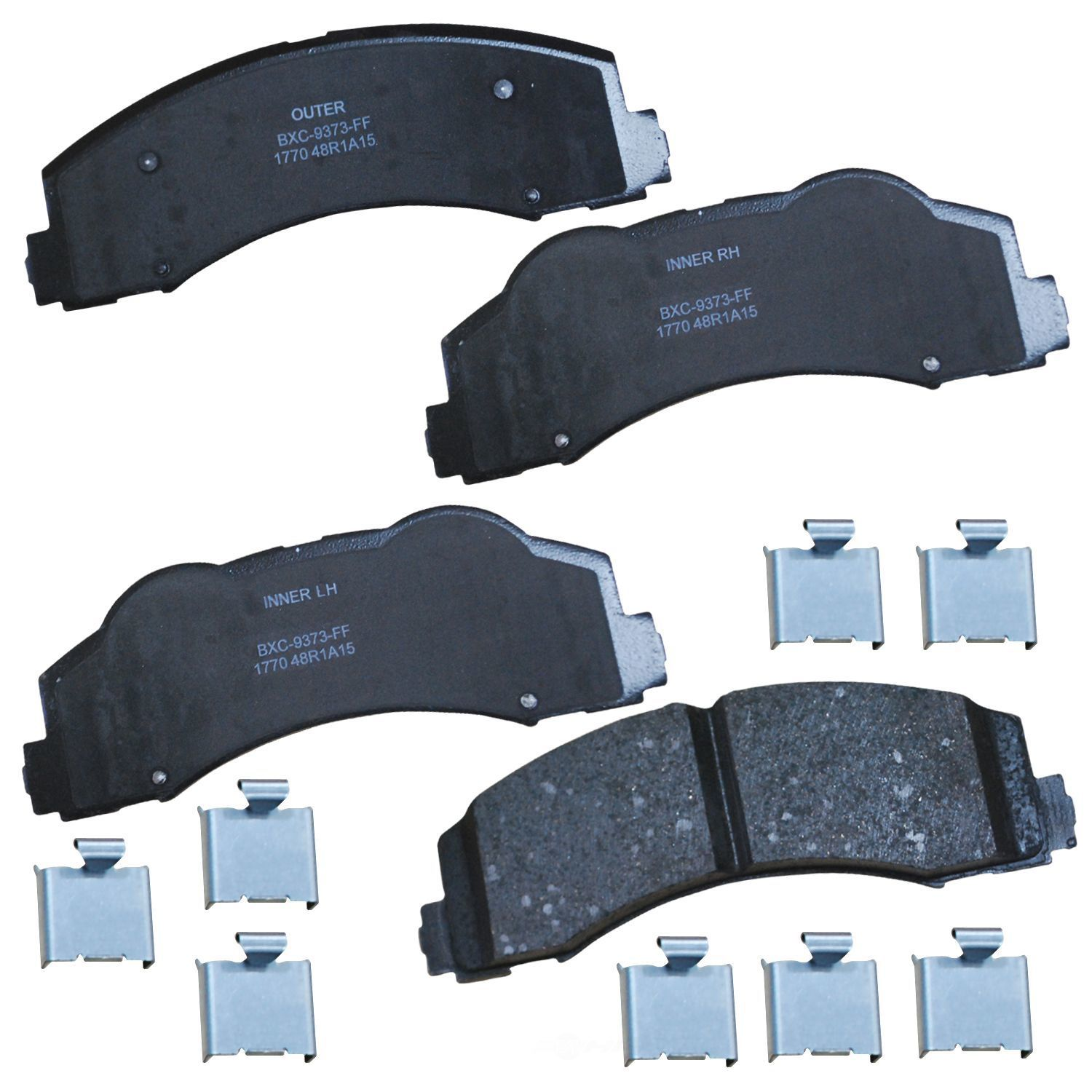 SBC1770 ford lincoln front ceramic brake pads sbc1770 2009 2017 1