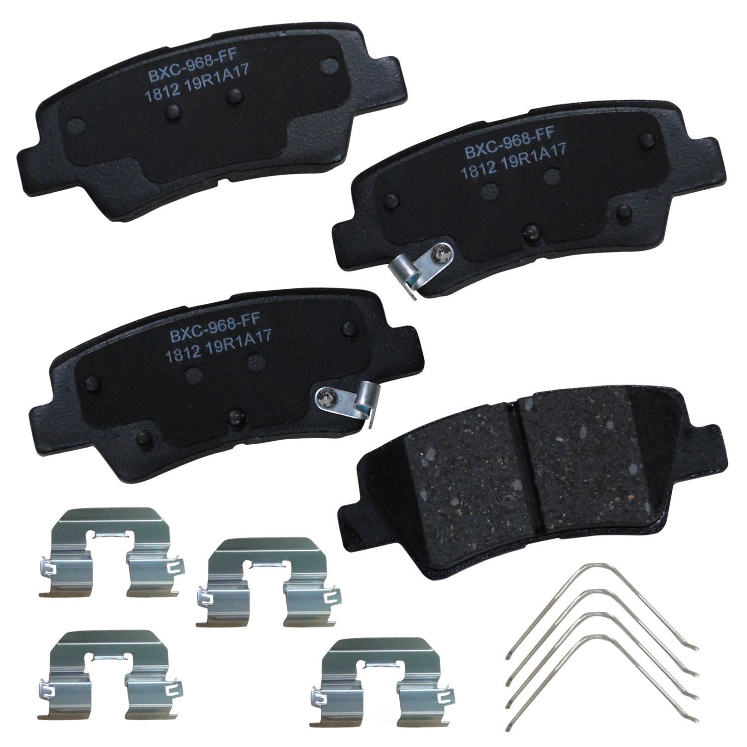 SBC1812 hyundai kia rear ceramic brake pads sbc1812 2014 2025 1