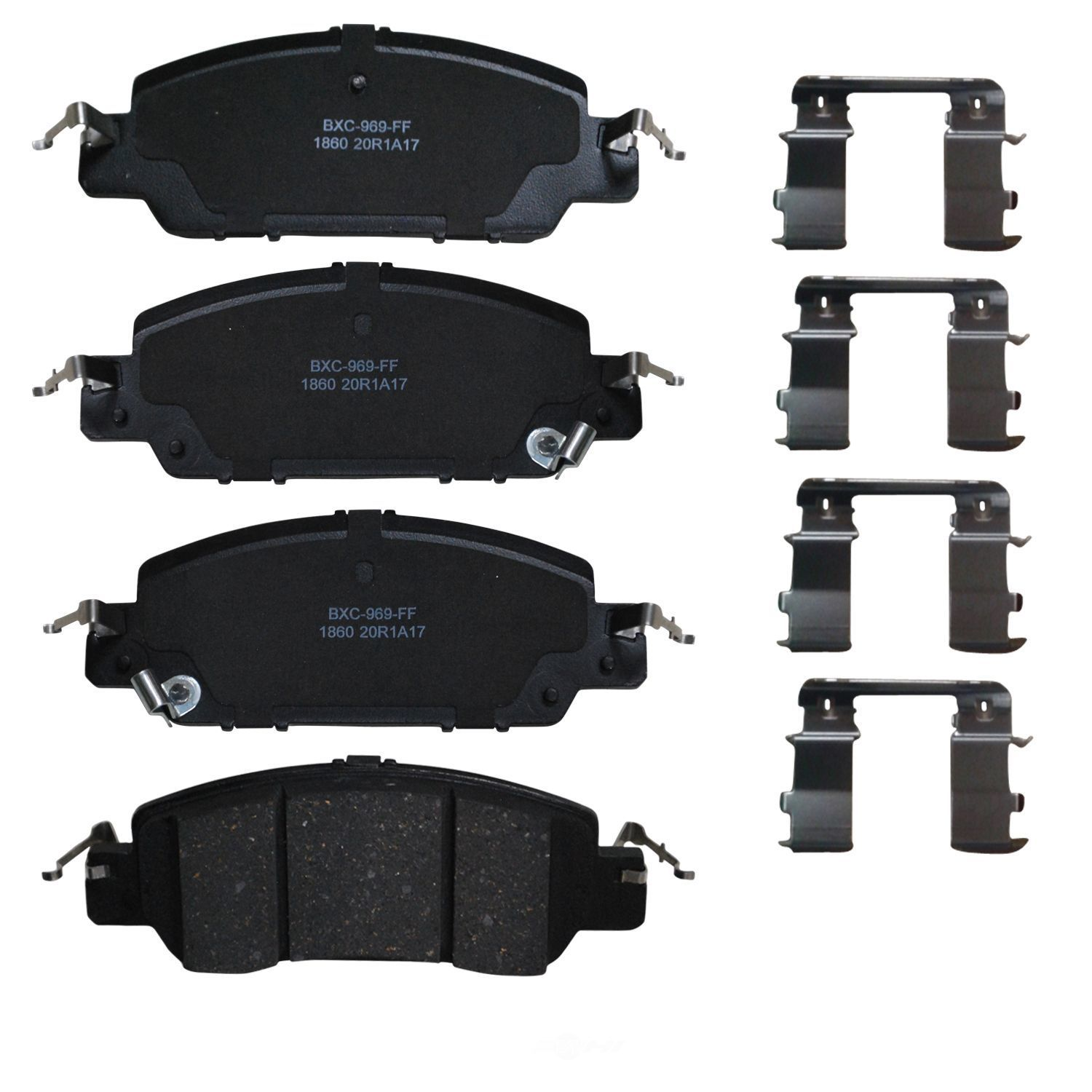 SBC1860 honda front ceramic brake pads sbc1860 2016 2017 1