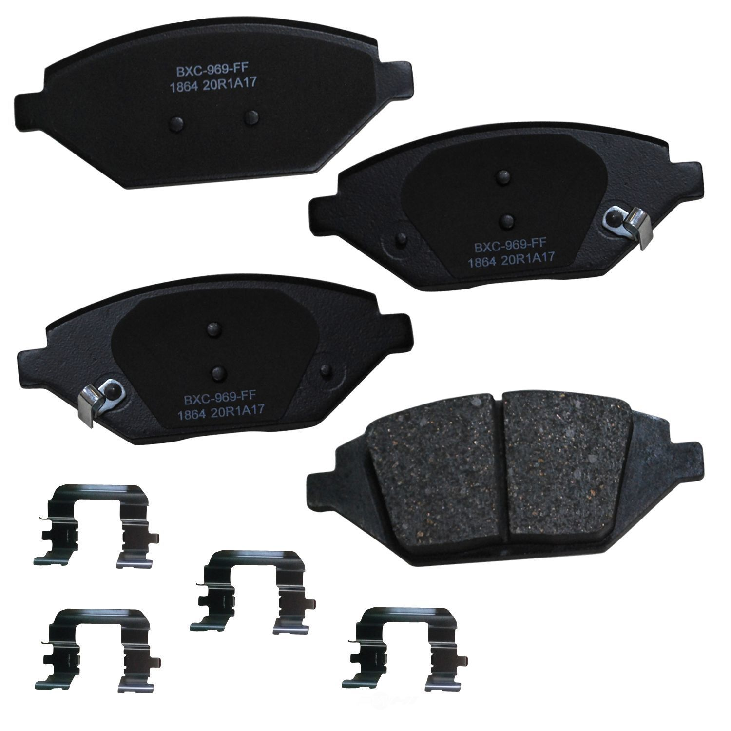 SBC1864 chevrolet front ceramic brake pads sbc1864 2016 2022 1