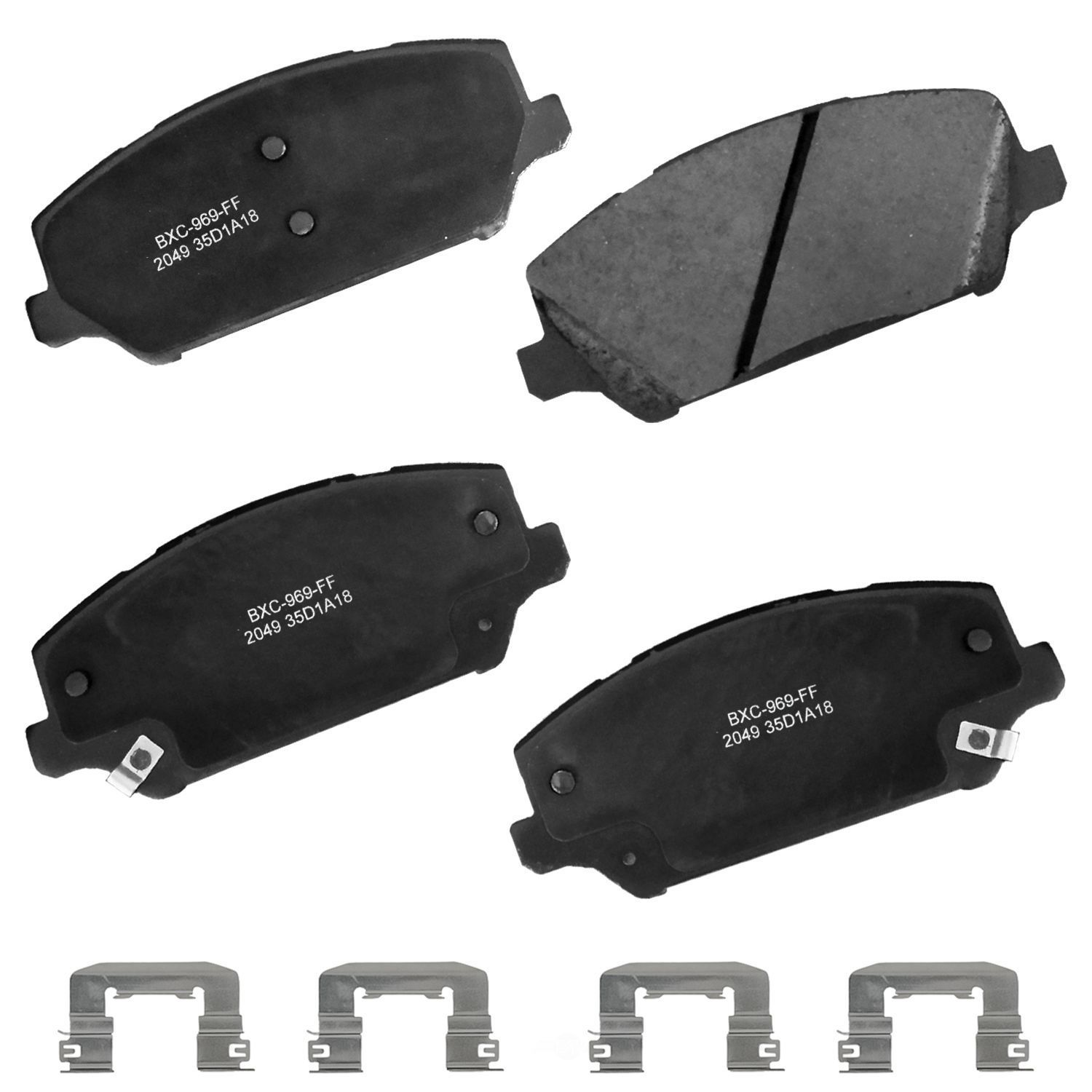 SBC2049 kia front ceramic brake pads sbc2049 2017 2020 1