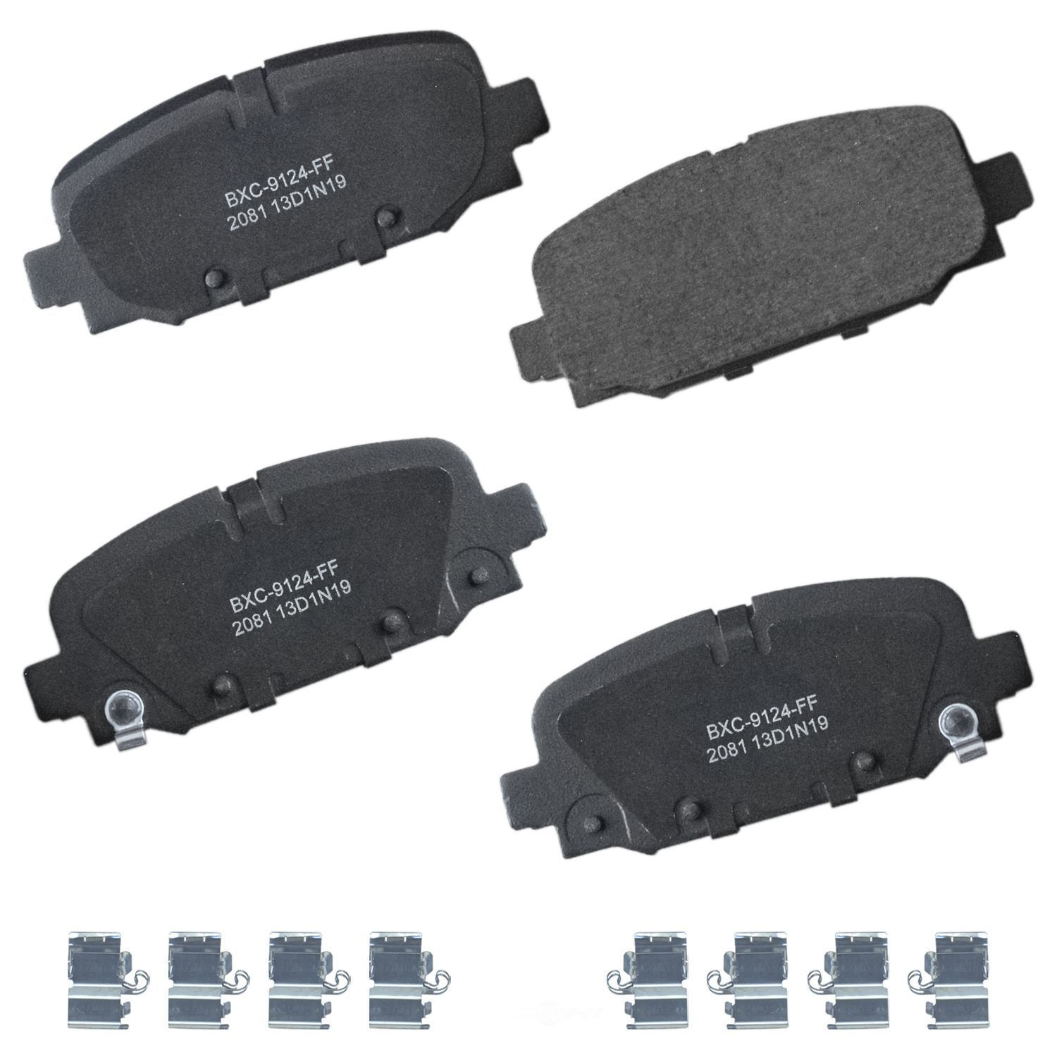 SBC2081 jeep rear ceramic brake pads sbc2081 2017 2026 1