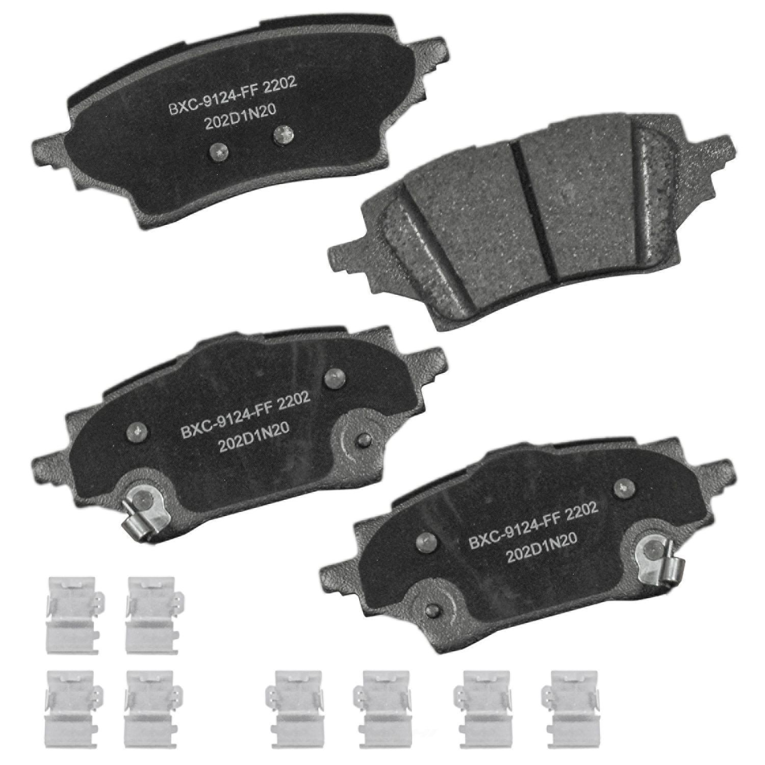 SBC2202 toyota rear ceramic brake pads sbc2202 2019 2022 1