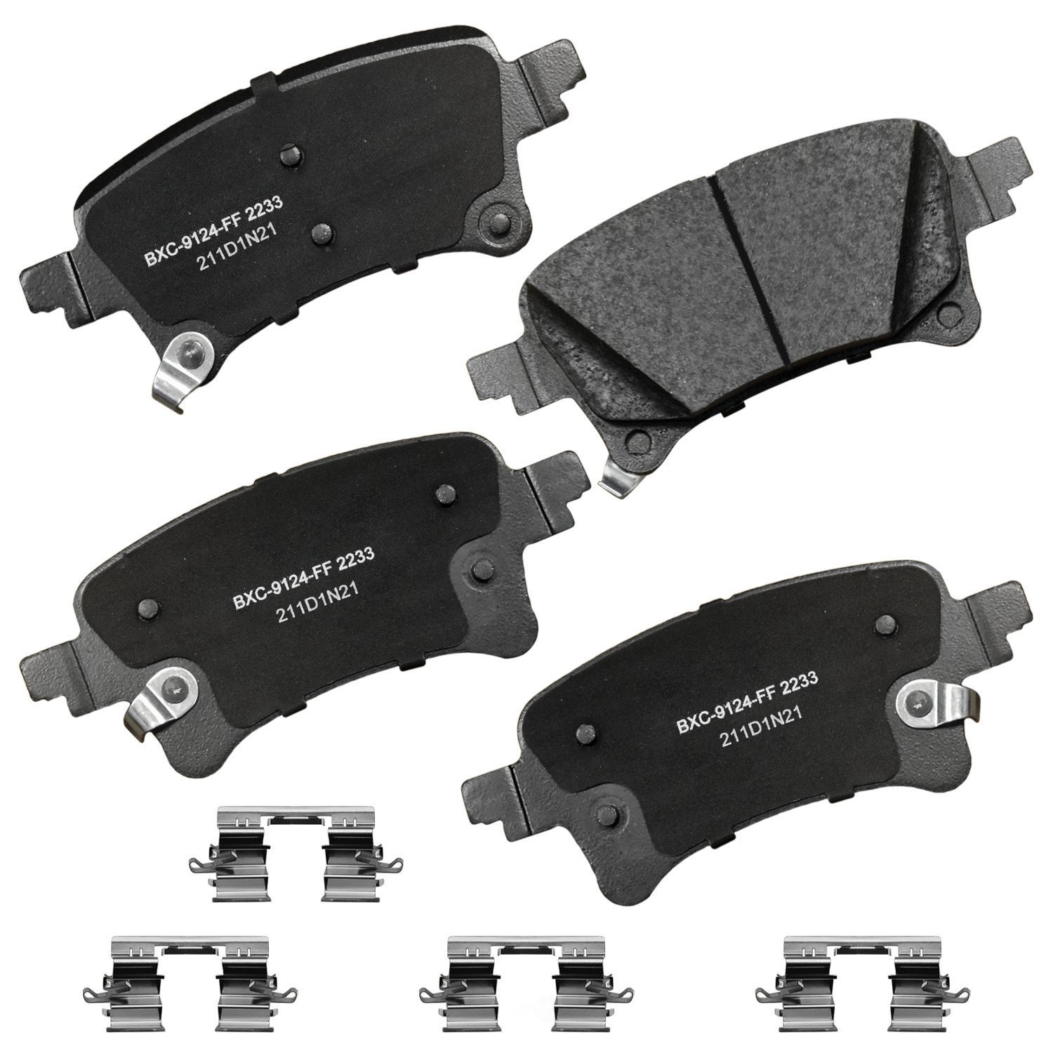 SBC2233 jeep rear ceramic brake pads sbc2233 2020 2025 1