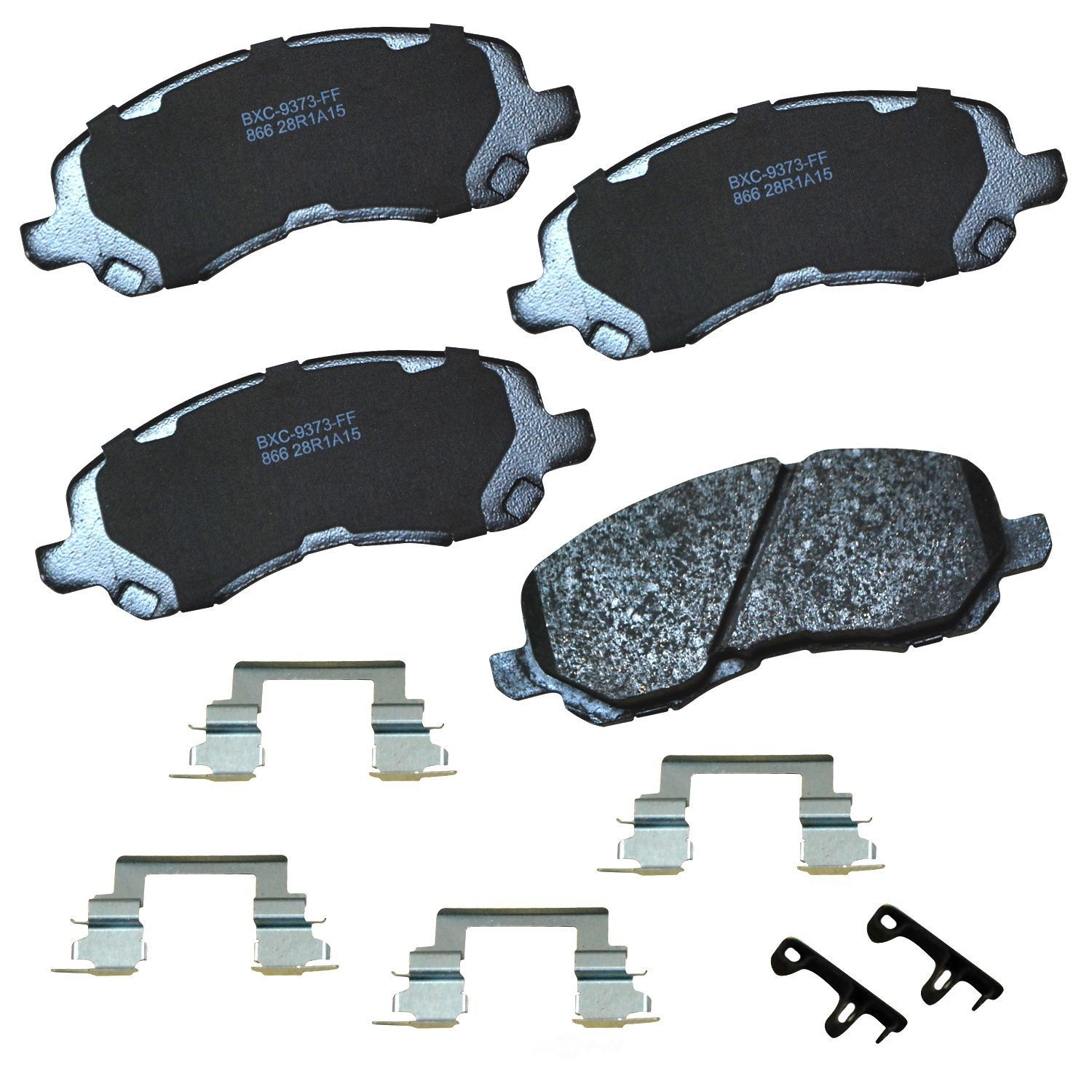 SBC866 baic chrysler dodge jeep mitsubishi front ceramic brake pads sbc866 2000 2024 1