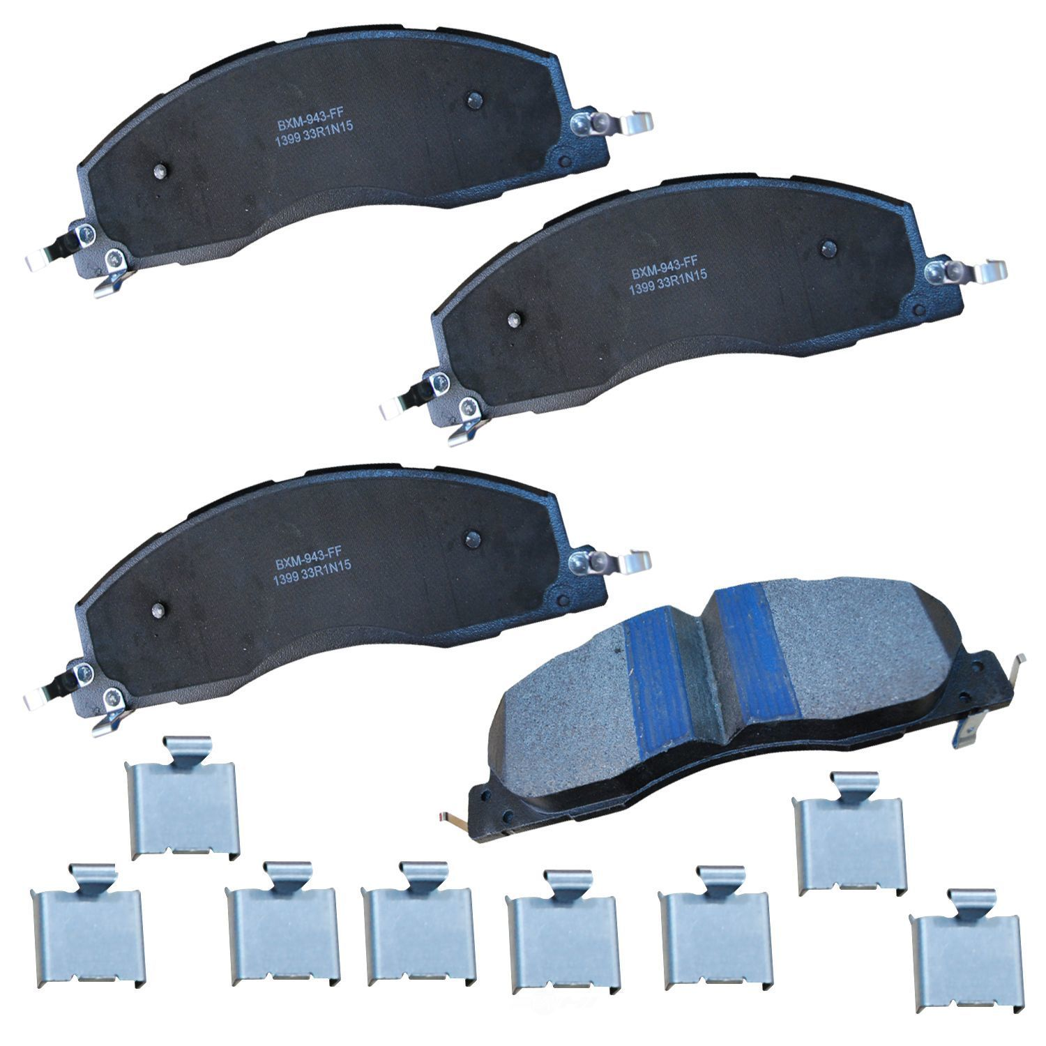 SBM1399 dodge ram front ceramic brake pads sbm1399 2009 2018 1