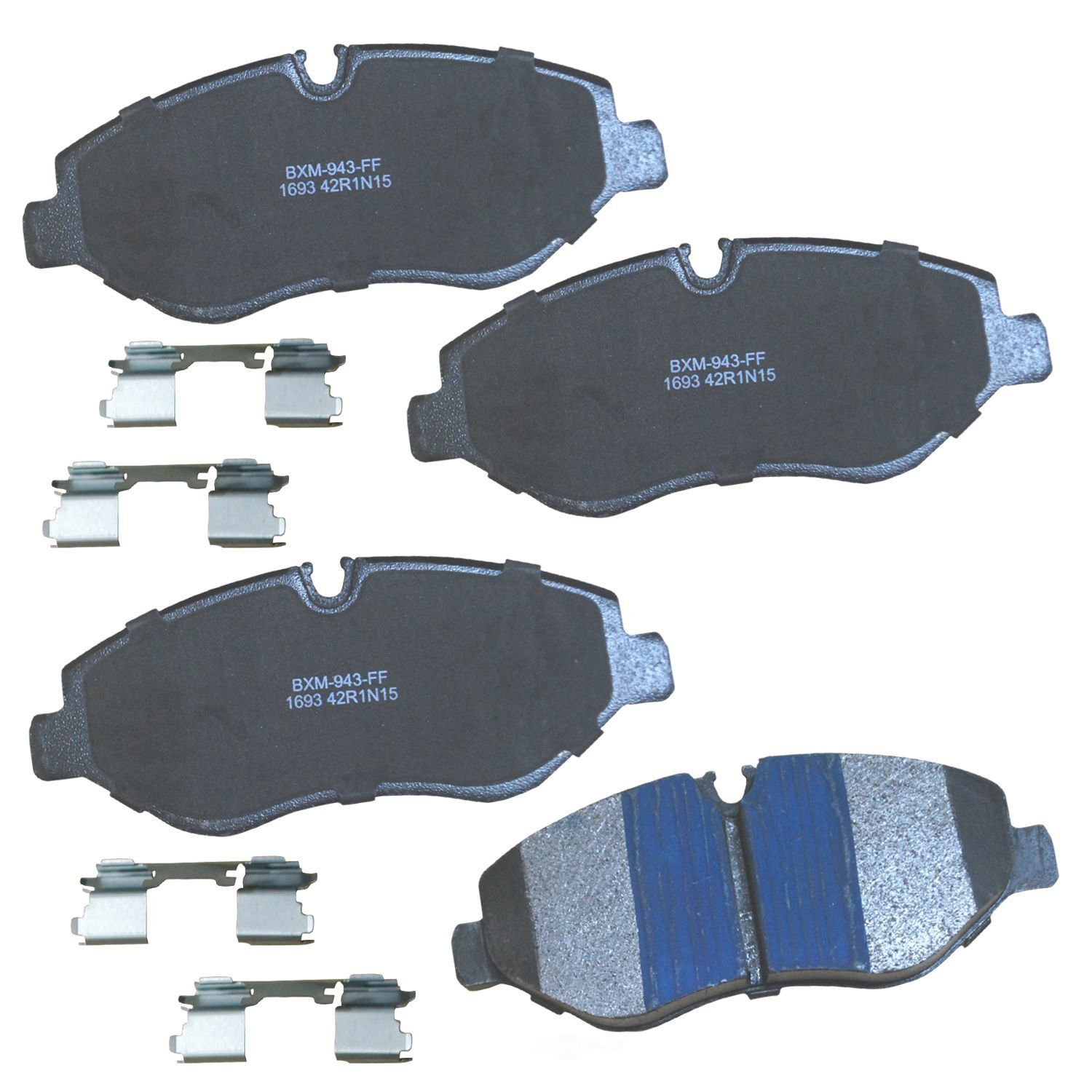 SBM1693 dodge freightliner mercedes benz volkswagen front semi metallic brake pads sbm16 1