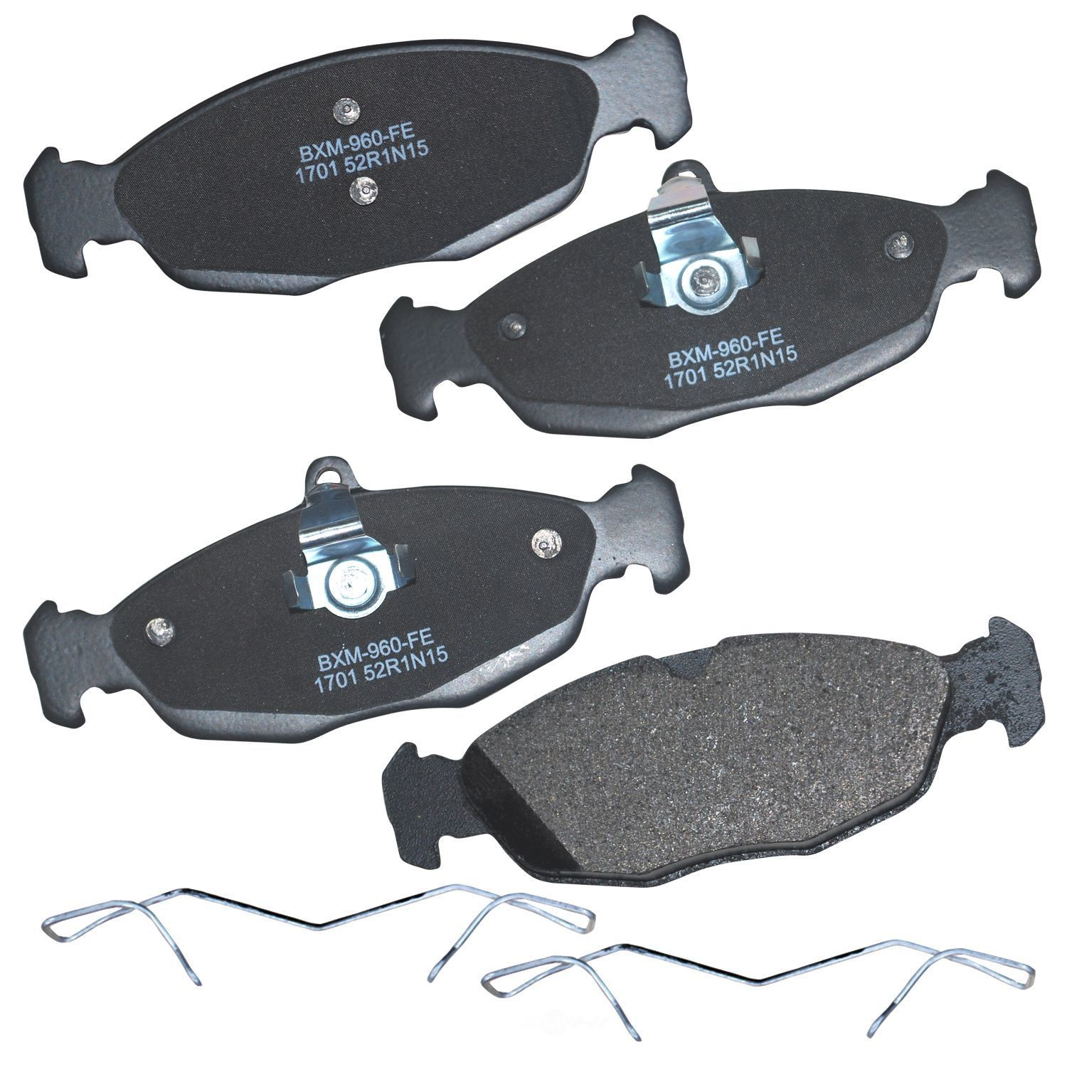 SBM1701 jaguar rear semi metallic brake pads sbm1701 1998 2008 1