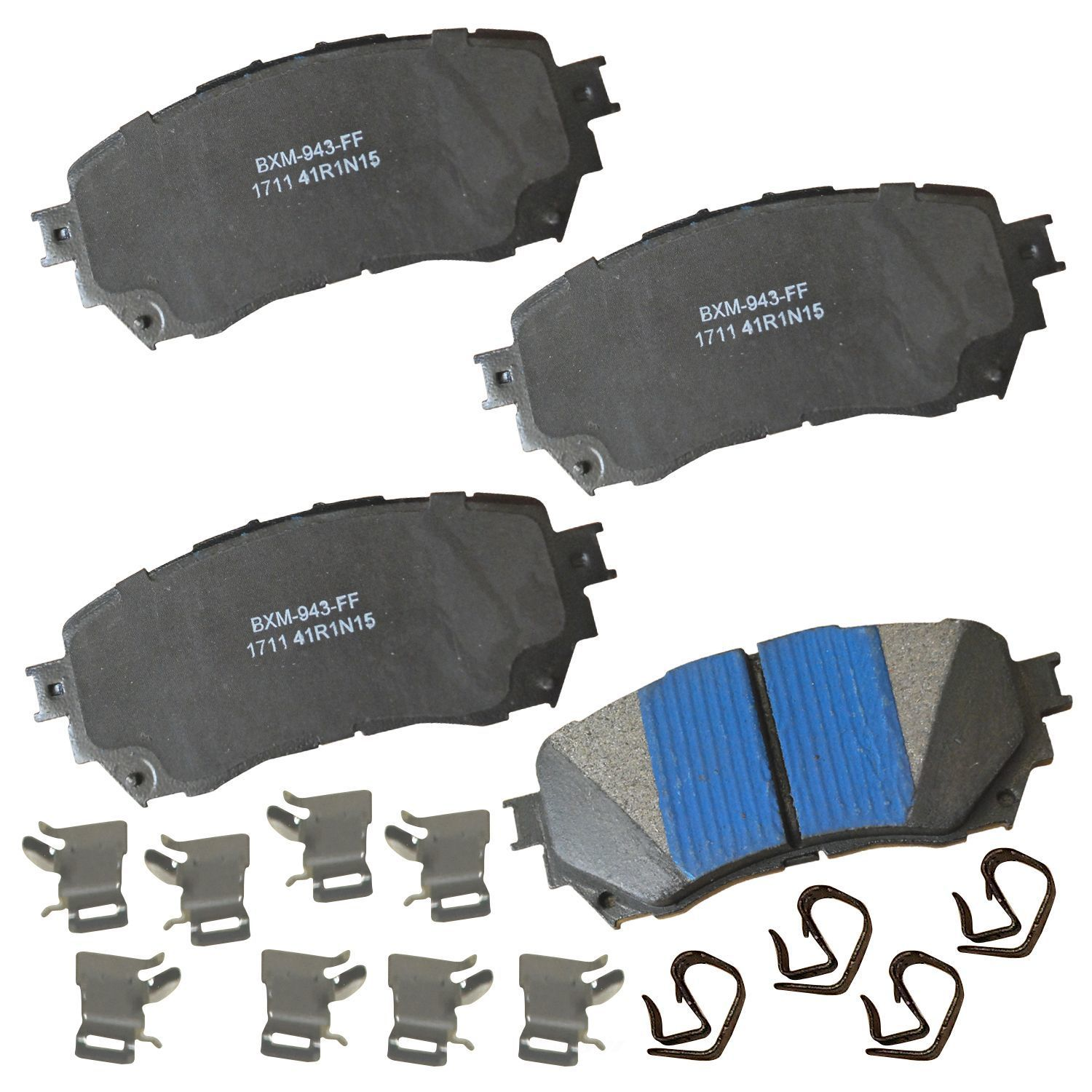 SBM1711 mazda front semi metallic brake pads sbm1711 2014 2021 1