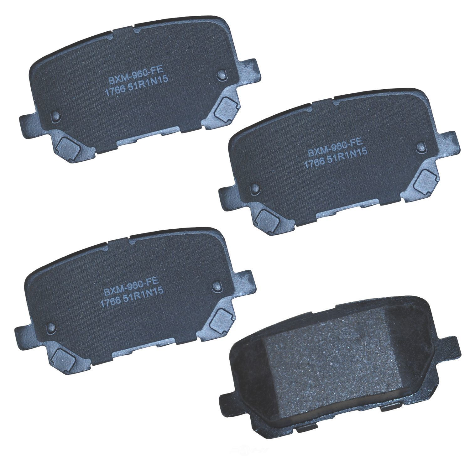 SBM1766 dodge rear semi metallic brake pads sbm1766 2014 2023 1