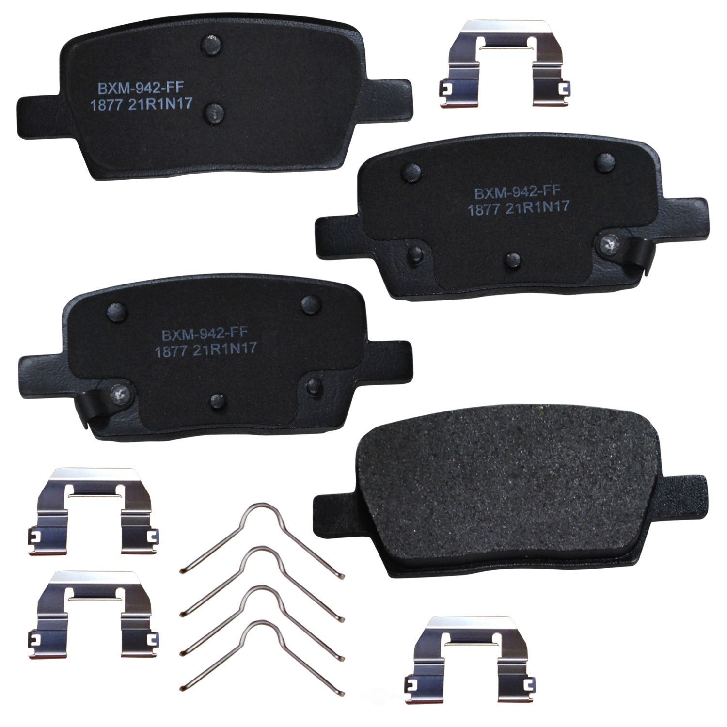 SBM1877 buick cadillac chevrolet gmc rear semi metallic brake pads sbm1877 2016 2024 1