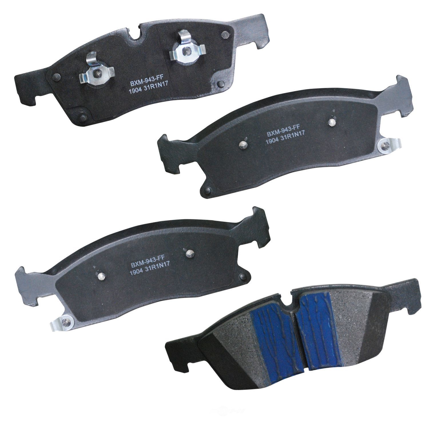 SBM1904 dodge jeep front semi metallic brake pads sbm1904 2016 2026 1