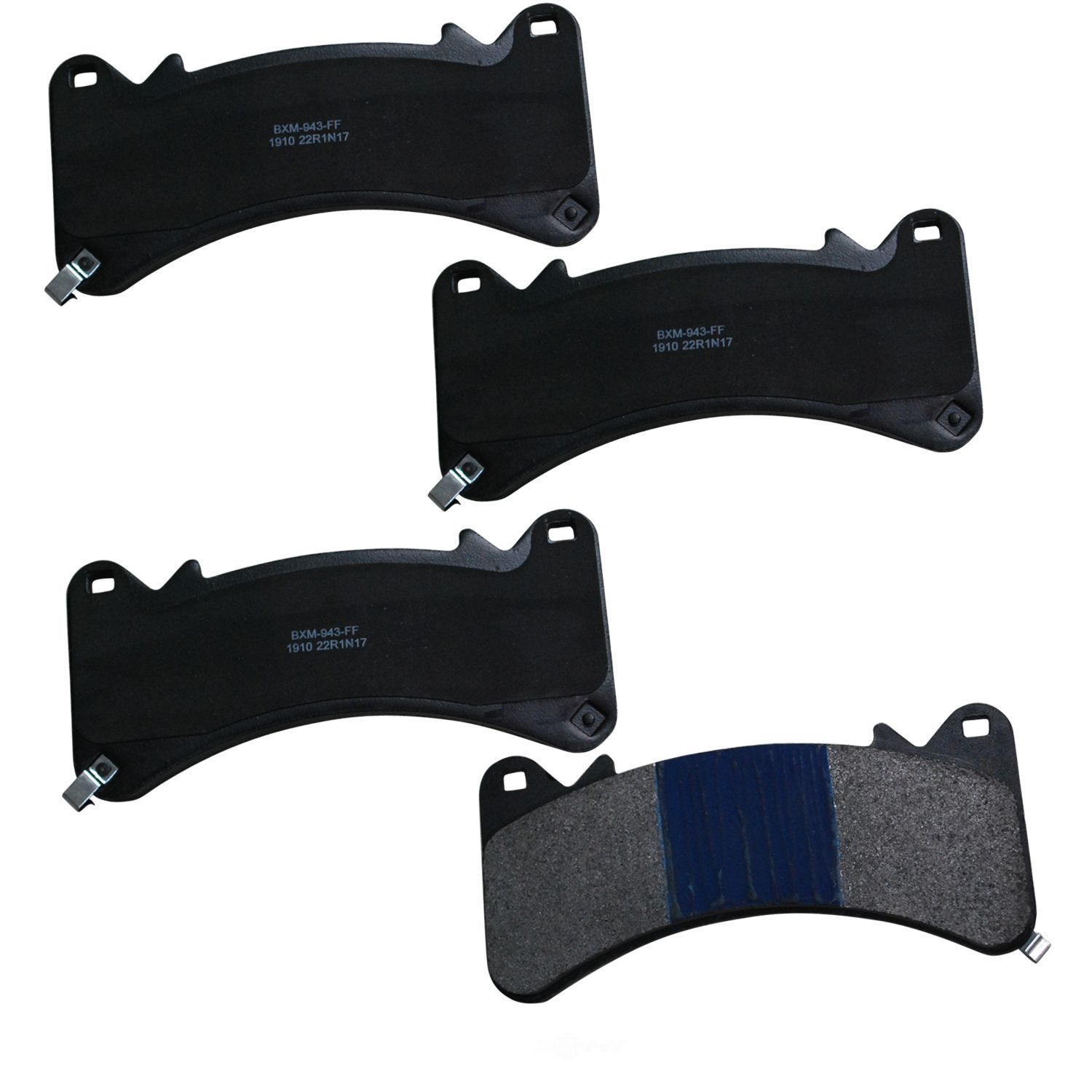 SBM1910 chevrolet gmc front semi metallic brake pads sbm1910 2016 1
