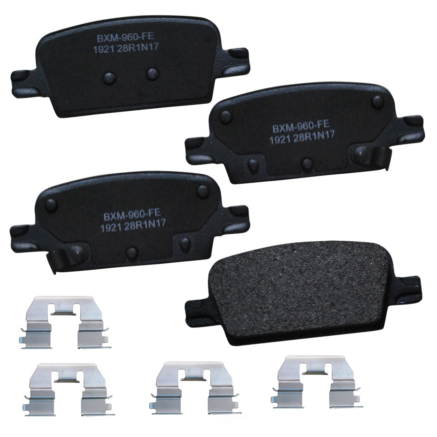 SBM1921 chevrolet rear semi metallic brake pads sbm1921 2016 2022 1
