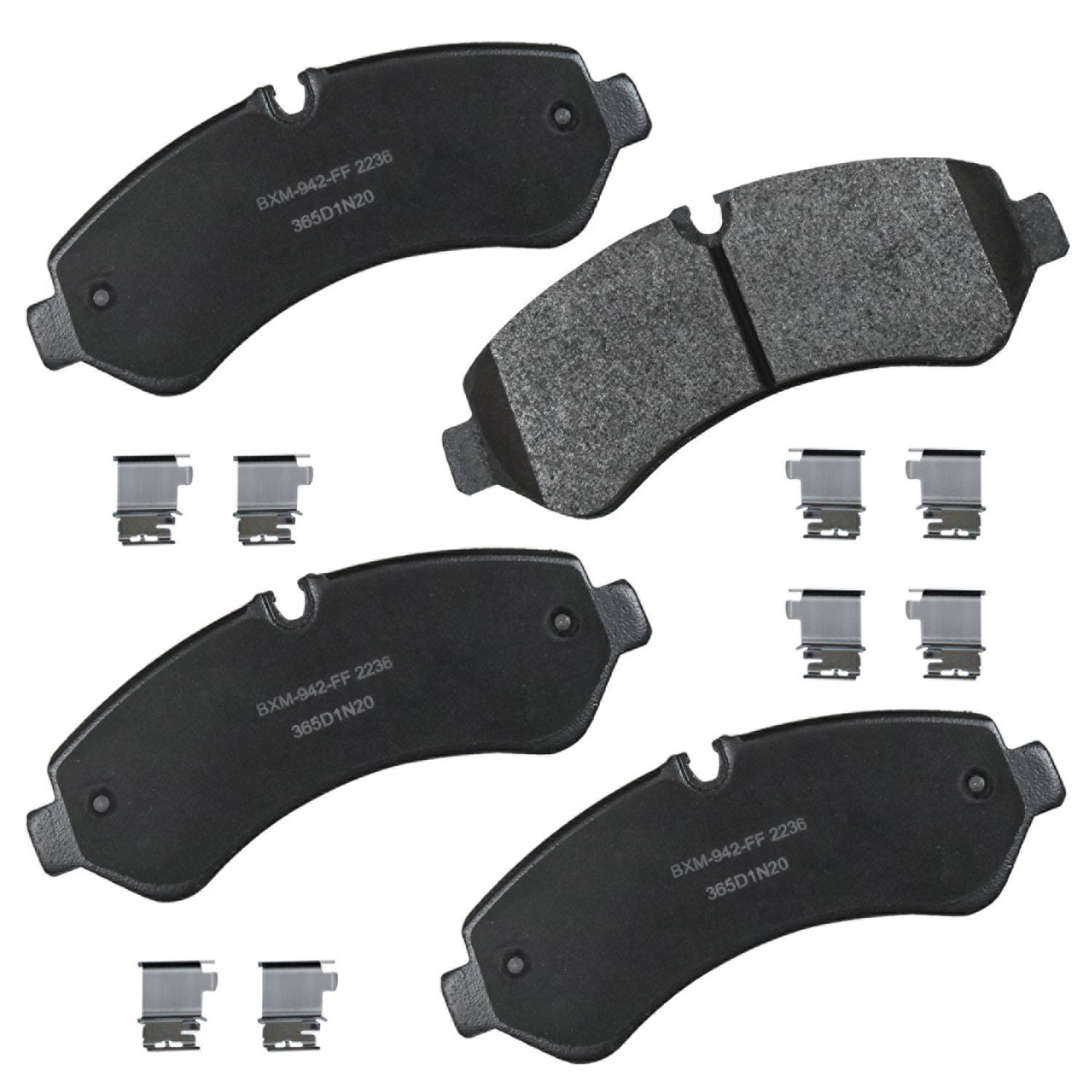 SBM2236 mercedes benz rear semi metallic brake pads sbm2236 2018 2025 1