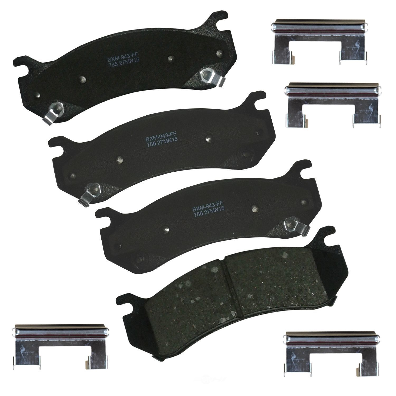 SBM785 cadillac chevrolet gmc hummer front semi metallic brake pads sbm785 1997 2013 1