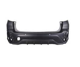 SUBARU CROSSTREK 2024-2025 — REAR BUMPER PRIMED/TEXTURED LOWER; W/ SENSORS; EXC WILDERNESS; 2024-2025 CAPA