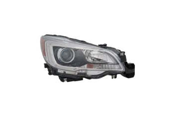 SUBARU LEGACY 2015-2019 — HALOGEN HEADLIGHT RH; BLACK BEZEL; 3.6L ENGINE; LEGACY/OUTBACK 2015-2017 CAPA