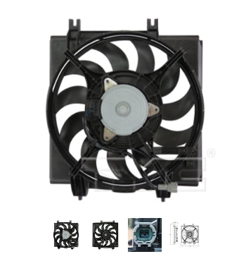 SUBARU FORESTER 2014-2018 — A/C CND FAN ASSEMBLY; 2.0L/2.5L H4; FORESTER 14-18; WRX 2.0L H4 SEDAN 15-21 (OE 73310SG000)