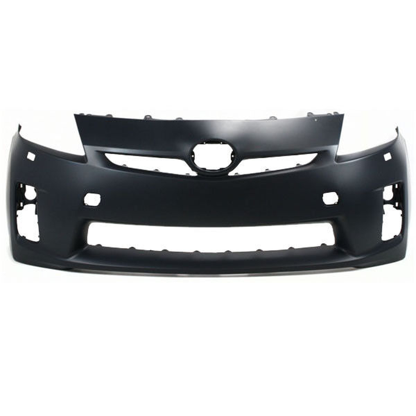 TO1000361 toyota prius 2010 2011 bumper front primed without sensor with washer hole with  2