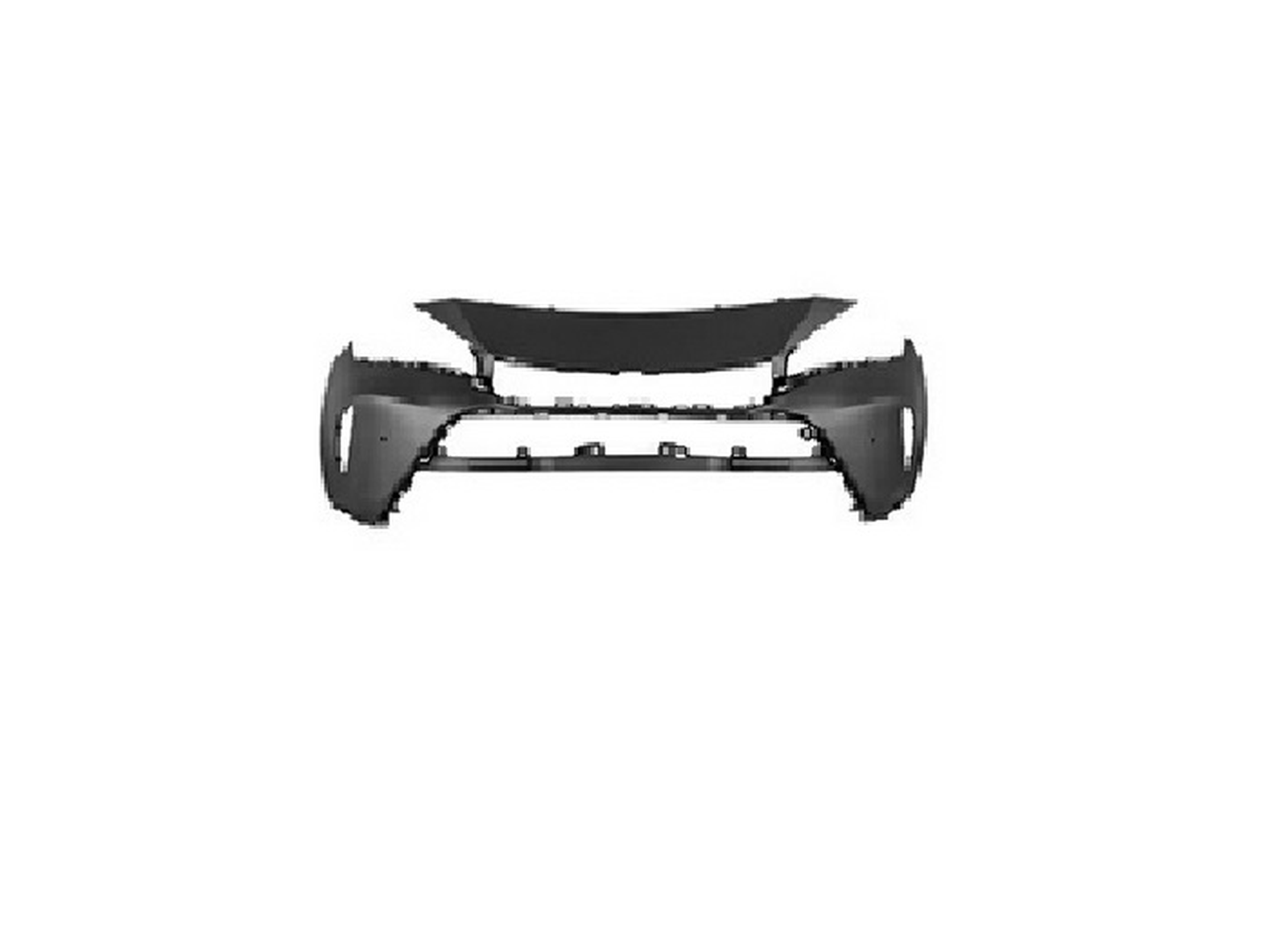 TO1000477 toyota venza 2021 2024 bumper front primed with 2 park assist sensor to1000477 1