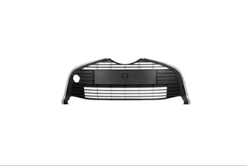 TOYOTA YARIS 2015-2020 — FRONT LOWER GRILLE; BLACK/CHROME MOLDING; HBACK 2015-2017 ( EXCEPT SE )