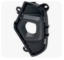 TOYOTA RAV4 2019-2025 — FOG LIGHT BEZEL LH; TEXTURED BLACK; N-AMERICAN BUILT; 2022-2025 (EXC ADVENTURE/TRD/TRAIL)