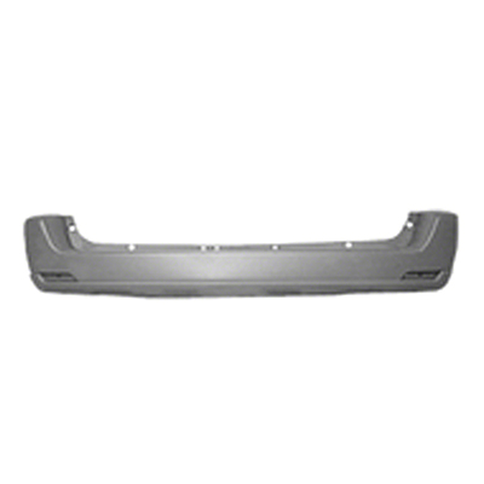 TO1100201 bumper rear primed without wheel opening flare to1100201 1
