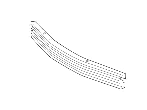 TOYOTA COROLLA 2020-2025 — REAR IMPACT BAR; STEEL; USA BUILT; LE SEDAN 2023-2025