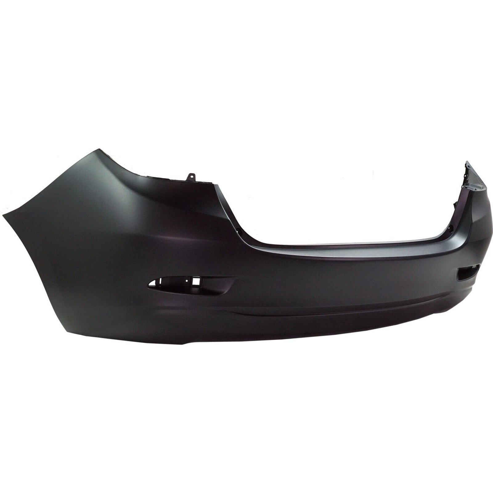 TO1100318 toyota yaris 2016 2020 bumper rear primed with textured lower without sensor to1 3