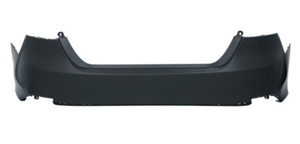 TOYOTA CAMRY 2018-2024 — REAR BUMPER PRIMED ; W/O SENSOR; FOR L/LE/XLE; CAMRY/HYB 2018-2024