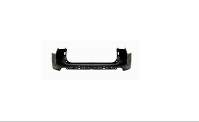 TOYOTA HIGHLANDER/HYB 2020-2025 — REAR BUMPER PRIMED; W/ SENSORS; HIGHLANDER/HYB 2020-2025 CAPA