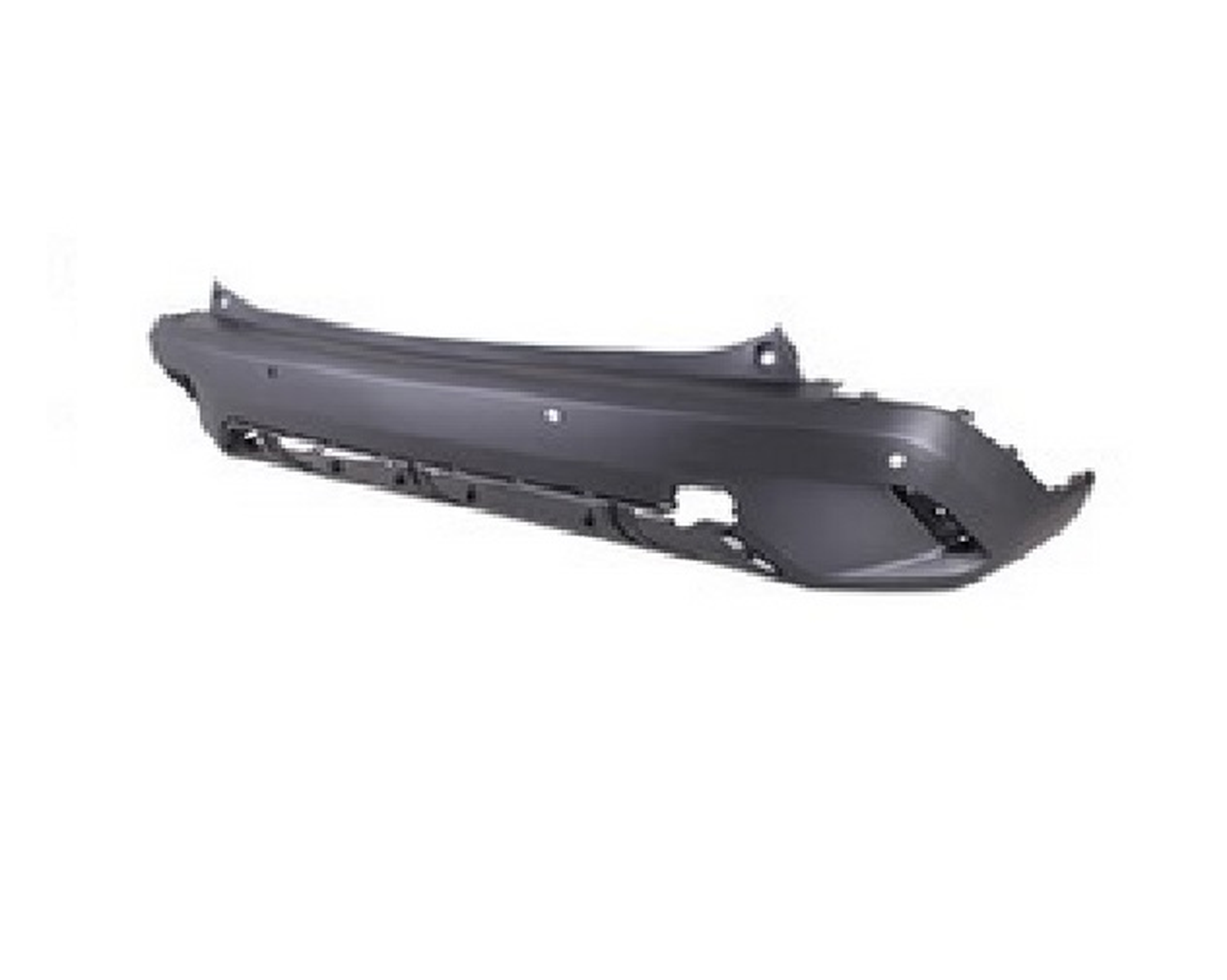 TO1100364 bumper rear textured dark gray w 4 park assist sensor xle models to1100364 1