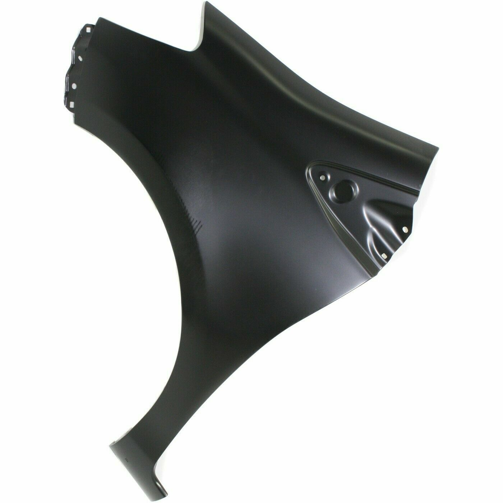 TO1240247 toyota yaris 2012 2014 front left fender without side lamp hole with moulding ho 2