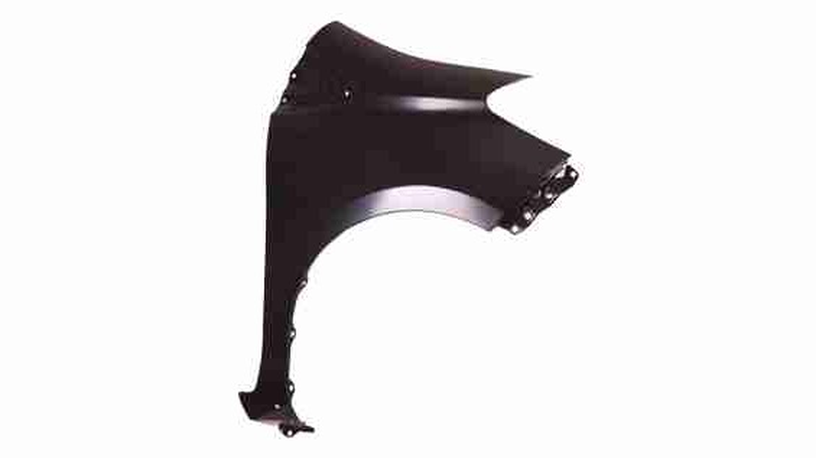 TO1241247C toyota yaris 2012 2014 front right fender without side lamp hole with moulding h 1