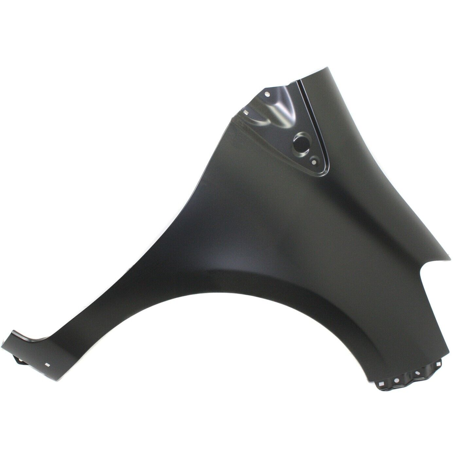 TO1241247C toyota yaris 2012 2014 front right fender without side lamp hole with moulding h 2